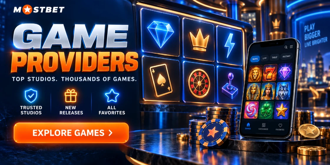 Игры Мостбет: слоты, live casino и провайдеры